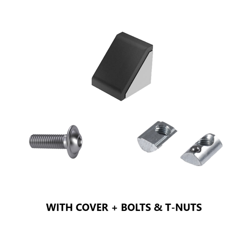 Bracket with cover, option bolt & tnut · SIMGRADE°